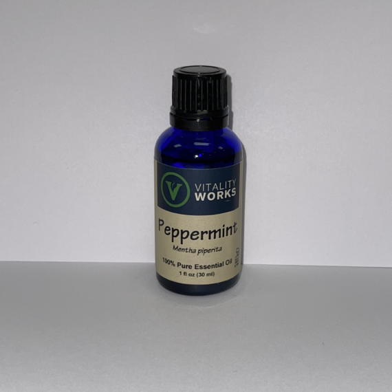 Peppermint essential oil photo